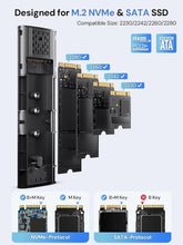 Dockteck M.2 NVMe SATA SSD Enclosure - Dockteck
